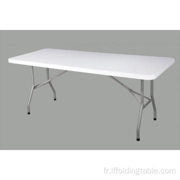 Table pliante rectangulaire de 6 pieds sous le moulage